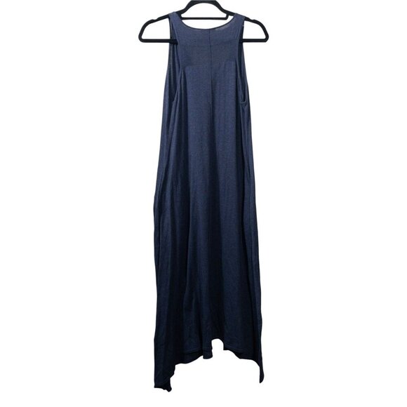 Minnie Rose Sleeveless Navy Sweater Maxi Dress SZ S - Picture 2 of 9